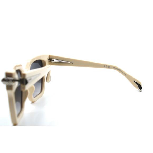NEW ROBERTO CAVALLI SRC002S 09X7 IVORY GREY GRADIENT AUTHENTIC SUNGLASSES - Picture 9 of 12